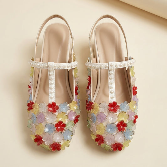 Garden Bloom Slingback Heels