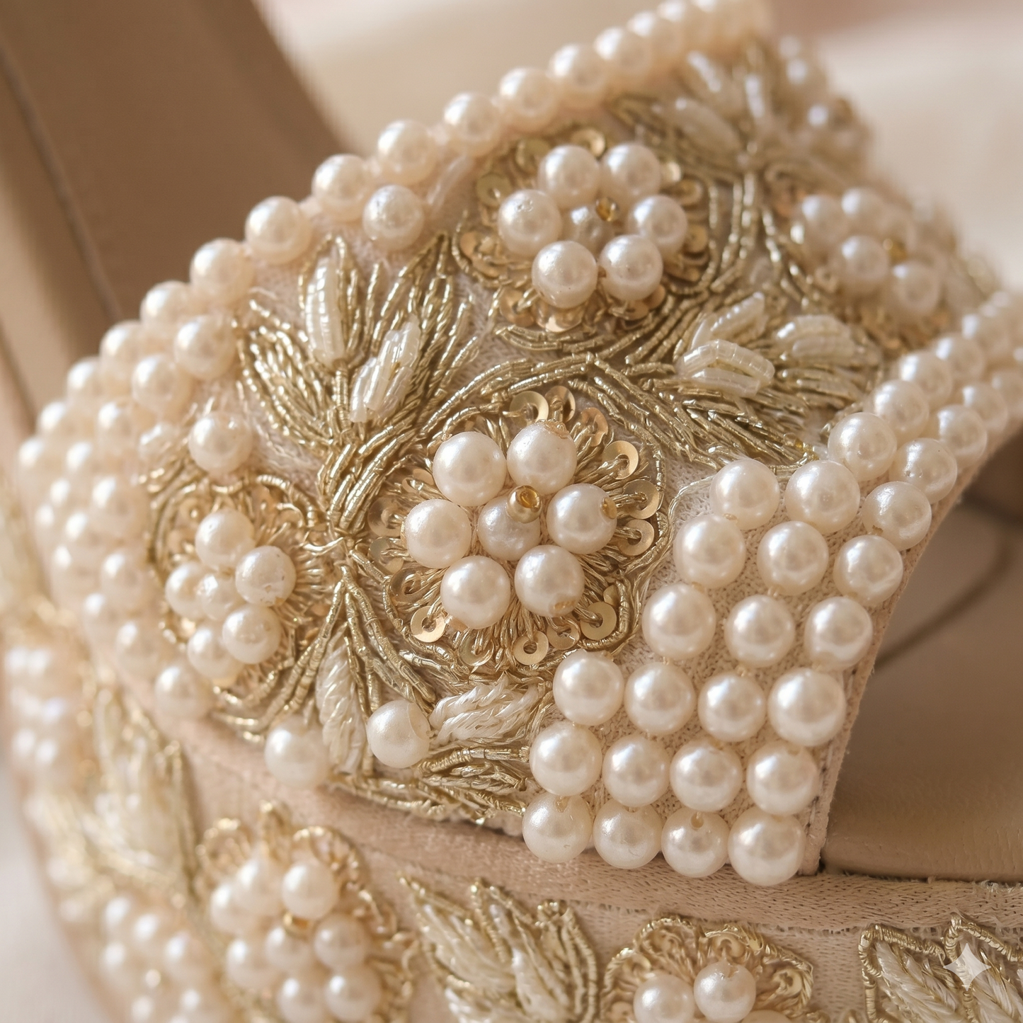 Heirloom Pearl Platform Heels