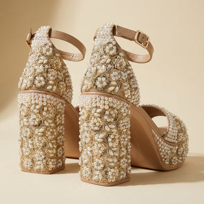 Heirloom Pearl Platform Heels