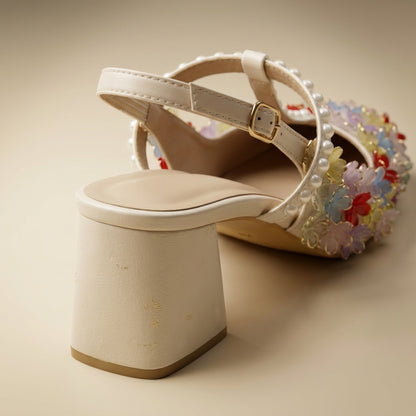 Garden Bloom Slingback Heels