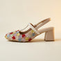 Garden Bloom Slingback Heels