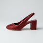 Ruby Radiance Slingback Heels