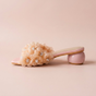 Blush Pearl-Corsage Orb-Heel Slides