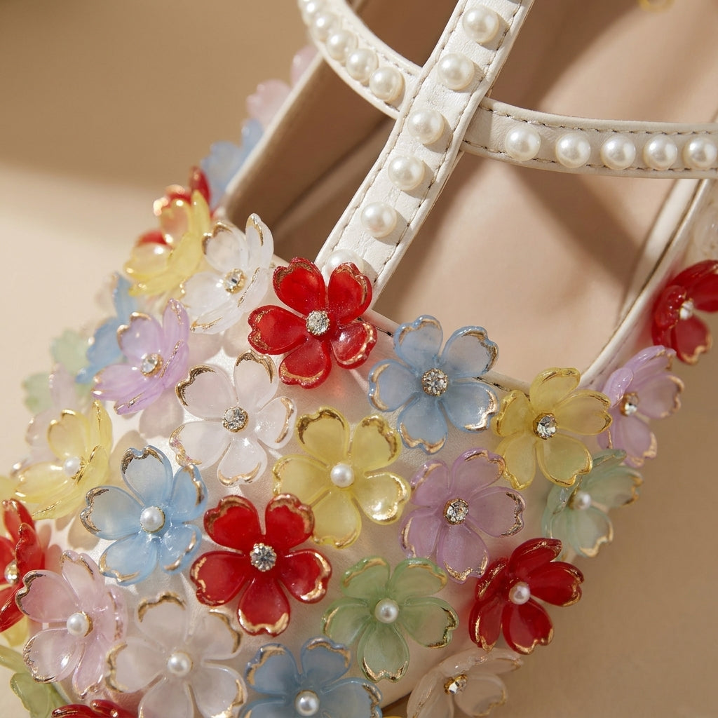 Garden Bloom Slingback Heels