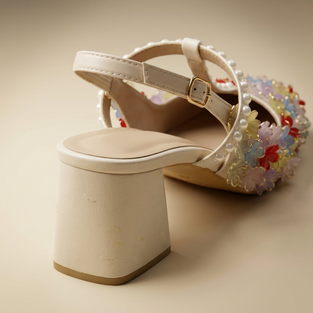 Garden Bloom Slingback Heels